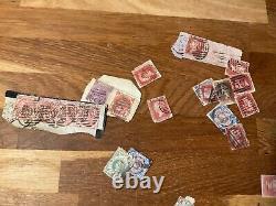 GB QV 1d Penny Reds OTHER QV FEW KINGS 275 stamps