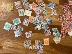 GB QV 1d Penny Reds OTHER QV FEW KINGS 275 stamps