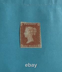 GB Stamp QV 1d Red Imperf on Very Blue Paper MNG SG 8a CV £700
