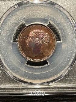 GB007 Rare 1846 Great Britain 1 Cent Copper PCGS Proof 63 RB