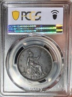 GREAT BRITAIN 1867 1 Penny PCGS XF45 - HARD TO FIND COIN & FANTASTIC LOOKING