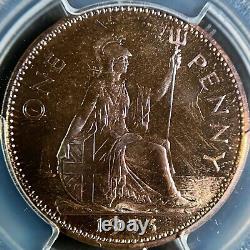 GREAT BRITAIN. 1953, 1/2 Penny PCGS PR65 QEII, Golden Hind? Toned 78