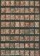 Great Britain #3 Group Of 128 One Penny Withnumeral Cxls
