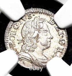 GREAT BRITAIN. George I, Silver Maundy Penny, 1720, NGC MS63