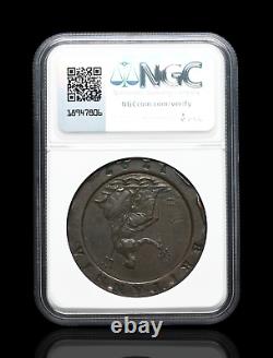 GREAT BRITAIN. George III, Copper Cartwheel TWOPENCE, 1797, NGC XF Details