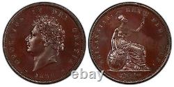 GREAT BRITAIN. George IV 1826 CU Pair of Pennies. PCGS PR65-MS64BN S-3823