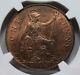 Great Britain Uk England 1 Penny 1935 Ngc Ms 64 Rb Red Unc King George Bronze