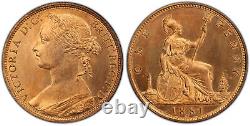 GREAT BRITAIN Victoria 1881-H AE Penny. PCGS SP66RD Heaton Mint S-3955 Very Rare