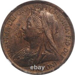 Great Britain 1 penny 1901, NGC MS63 BN, Queen Victoria (1838 1901)