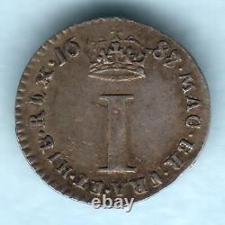 Great Britain. 1687/8 Overdate James 11 Penny. AEF/gVF