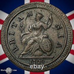 Great Britain 1724 Half Penny 1/2d GB5039