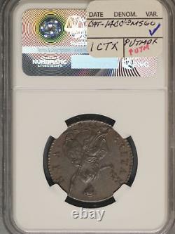 Great Britain 1774 1/2 Penny K-601 NGC AU55 BN