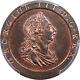 Great Britain 1797 George Iii Cartwheel Penny Pcgs Ms-64 Red Brown Gold Shield