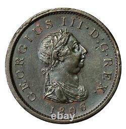 Great Britain 1806 King George III Copper Penny KM#663