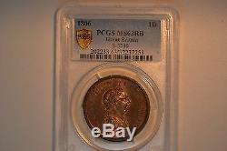 Great Britain 1806 Penny- PCGS MS-63RB. Gorgeous coin