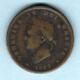 Great Britain. 1827 George Iv Penny. Rare Date. Af/vg