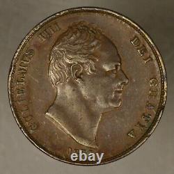 Great Britain 1831 Penny XF Porous rim nicks