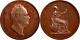 Great Britain 1831 William Iv Bronzed Copper Proof Penny Pcgs Pr-64