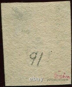 Great Britain 1840 1d Penny Black'GE' 4 Good Margins. Plate 1b. Red Maltese X