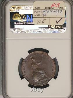 Great Britain 1841 1/2 Penny K-726 NGC MS64 BN