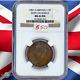 Great Britain 1851 1/2 Penny Ngc Ms62bn Gbs066