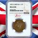 Great Britain 1853 1/2 Penny Ngc Ms62bn Gbs062