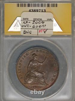 Great Britain 1854 Penny K-739 ANACS AU55