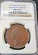 Great Britain 1854 Penny Ngc Ms 62 Brown Ornamental Trident