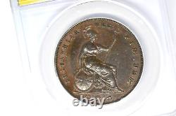Great Britain 1855 Penny- ANACS AU-50. Lovely coin