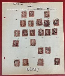 Great Britain, 1858-64, Collection of 131 One Penny Reds and 6 Two Penny Blues
