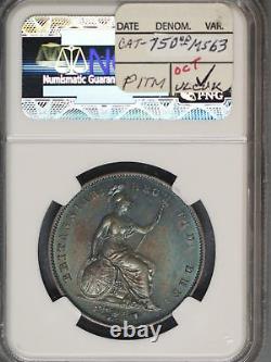 Great Britain 1858/7 Penny K-739 NGC MS62 BN