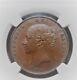 Great Britain 1858 Penny Ngc Ms-62 Large Date Varietyexcellentfree Shipping