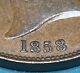 Great Britain 1858 Strong Double Date Penny, Ef+