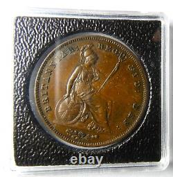 Great Britain 1858 VICTORIA PENNY coin Mint Brilliant Uncirculated
