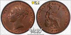 Great Britain, 1858 Victoria Penny. PCGS MS 64. 1,599,040 Mintage