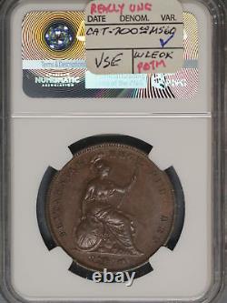 Great Britain 1859 Penny K-739 NGC AU58 BN