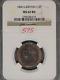 Great Britain 1866 1/2 Penny K-748.2 Ngc Ms62 Bn