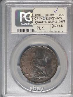 Great Britain 1876H Penny K-755 PCGS AU50