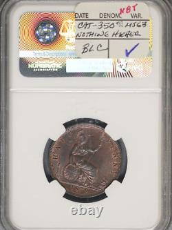 Great Britain 1879 1/2 Penny K-754 NGC MS64 RB