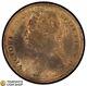 Great Britain 1882 H One Penny Coin Km #755