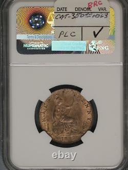 Great Britain 1887 1/2 Penny K-754 NGC MS62 RB