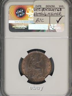 Great Britain 1887 1/2 Penny K-754 NGC MS64 BN