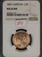 Great Britain 1887 1/2 Penny K-754 Ngc Ms64 Rb