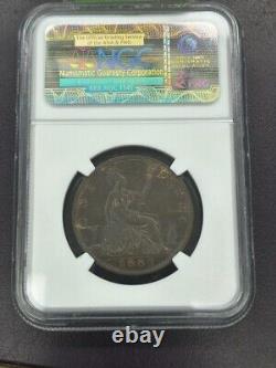 Great Britain 1889 1 Penny Ms63bn / Ngc Certified / Ms63bn /