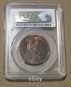 Great Britain 1890 Victoria Penny (PCGS MS 63 RB)