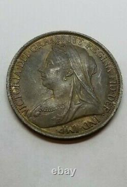 Great Britain 1896 Penny KM790 BU BRN