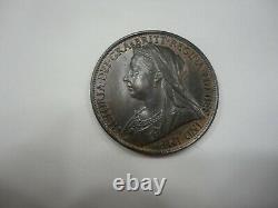 Great Britain 1898 Queen Victoria Penny KM 790 R&B Uncirculated