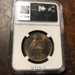 Great Britain 1901 Ms-64 Ngc Graded Penny