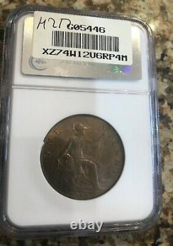 Great Britain 1911 Large 1 Penny NGC MS65