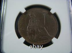 Great Britain 1936 Penny NGC Graded MS66 BN None Higher 2850165-005